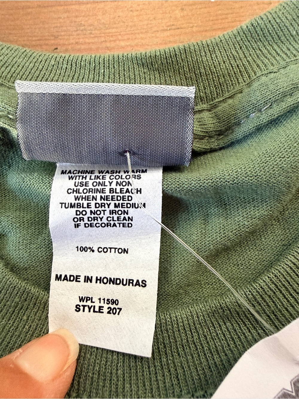 USMC MarineCorps Classic Olive Green Med Short Sleeve Tshirt Cotton MV Sport NWT - Picture 3 of 15